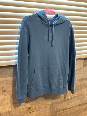 GAP Slate Blue Pullover Hoodie with Kangaroo Pocket